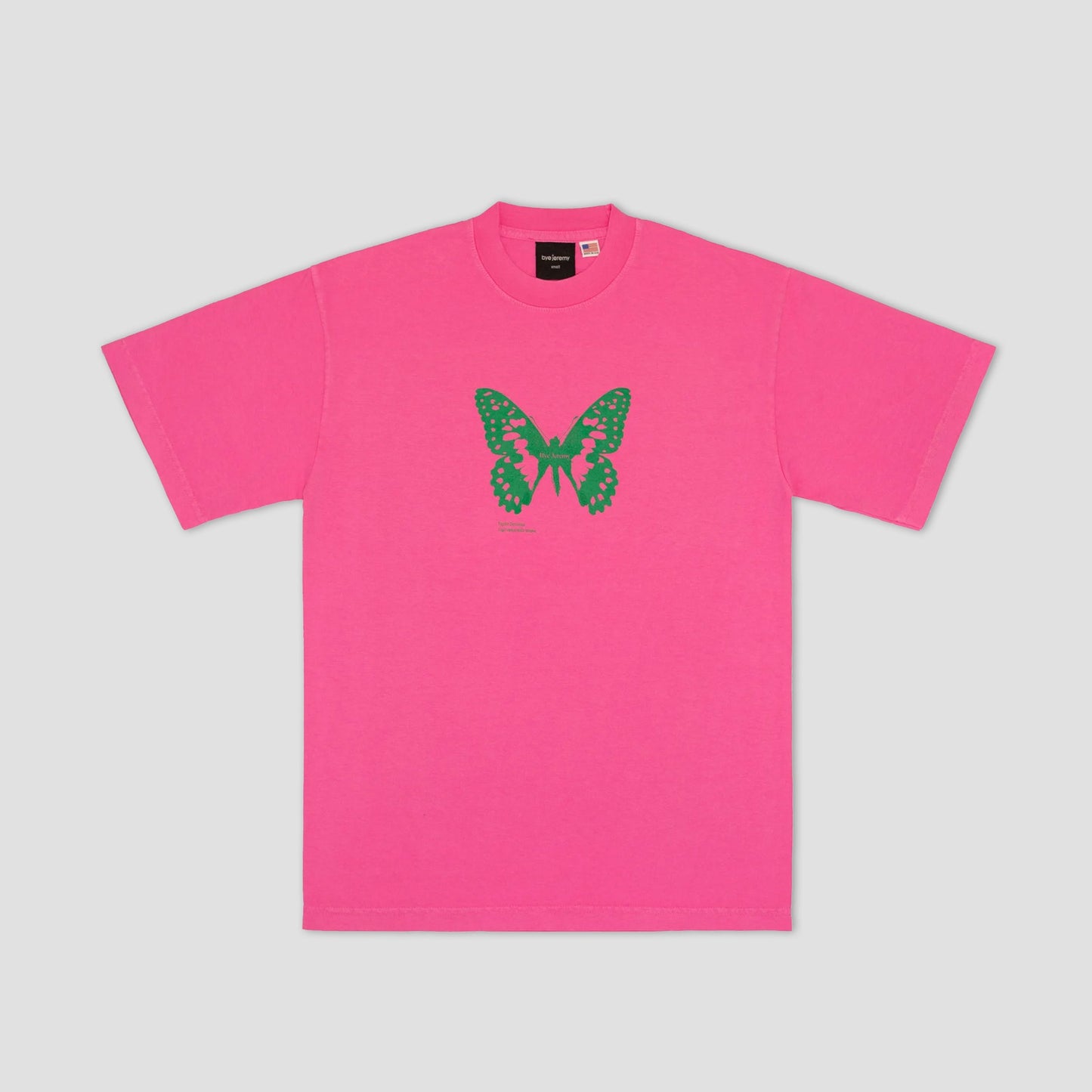 Bye Jeremy Butterfly T-Shirt Pink