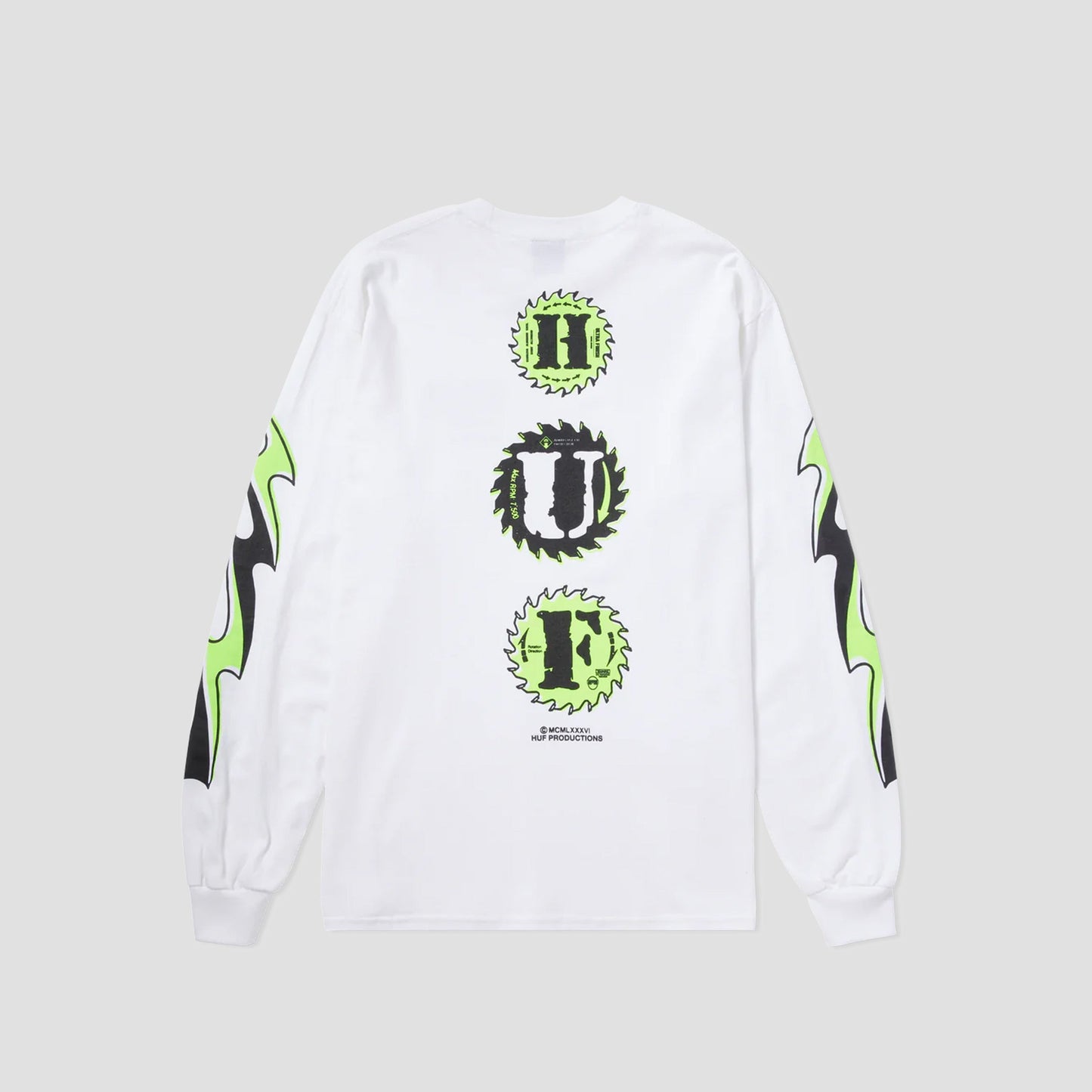 HUF Buzzkill Long Sleeve T-Shirt White