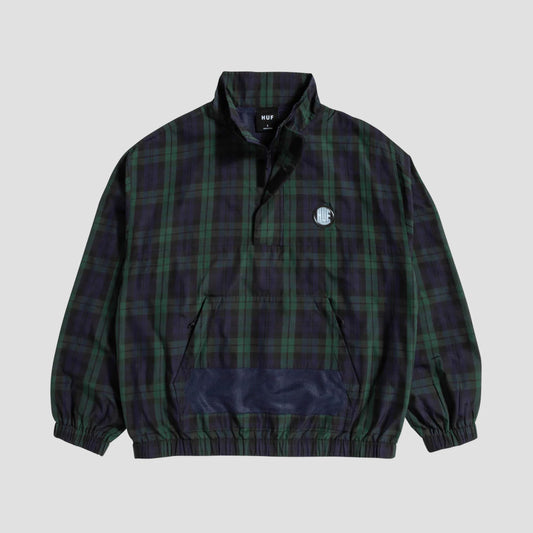 HUF Camden Plaid Track Jacket Navy Plaid