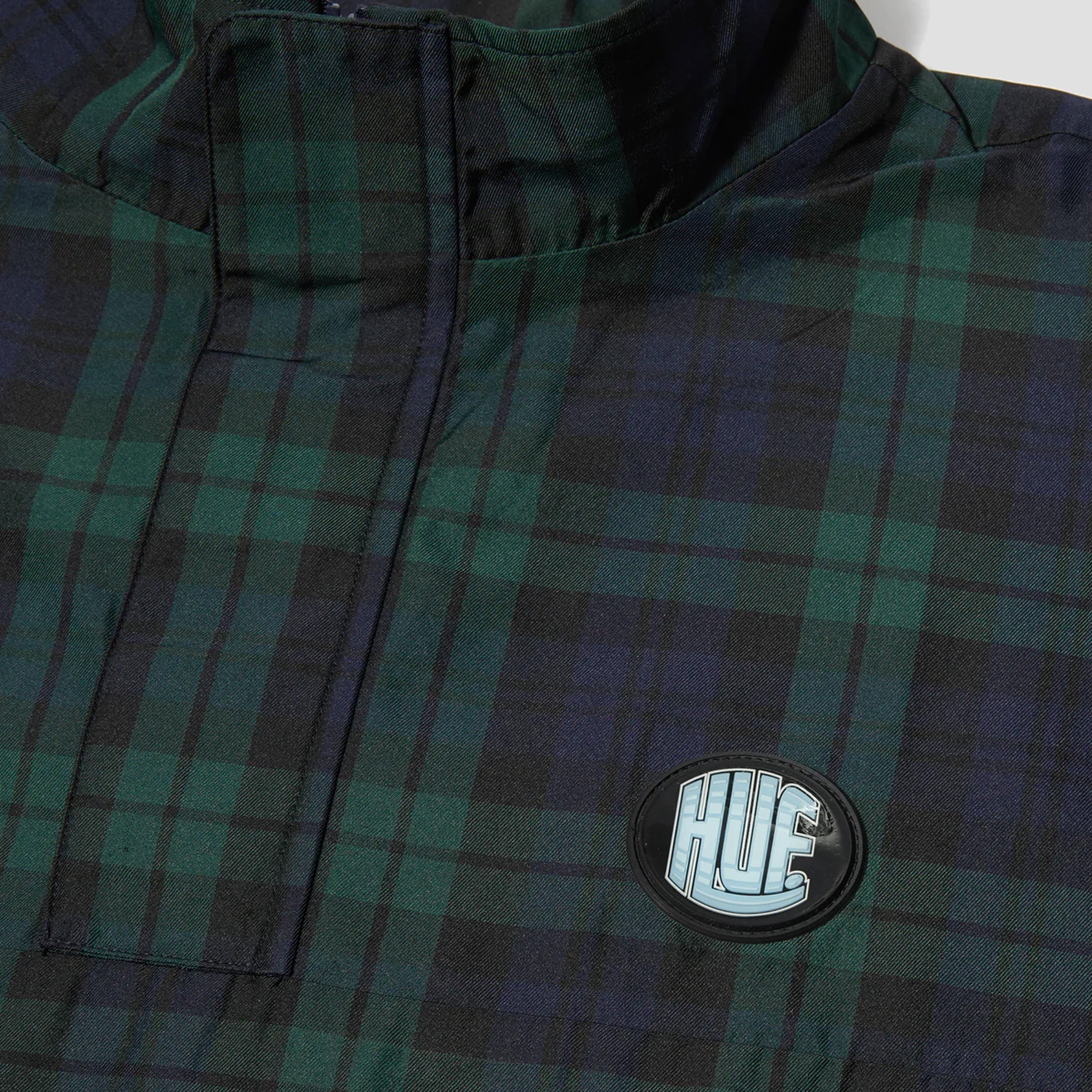 HUF Camden Plaid Track Jacket Navy Plaid