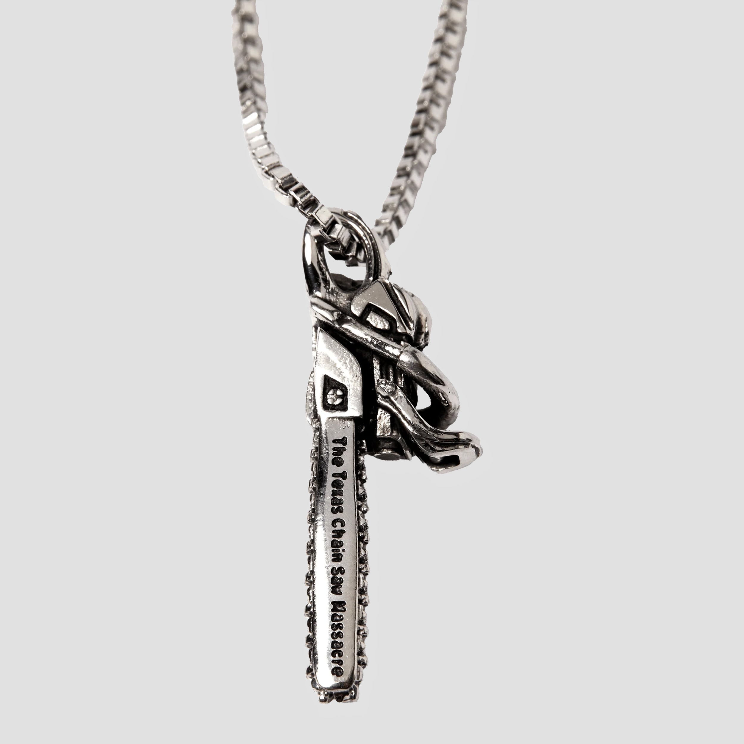 HUF Chainsaw Pendant Silver