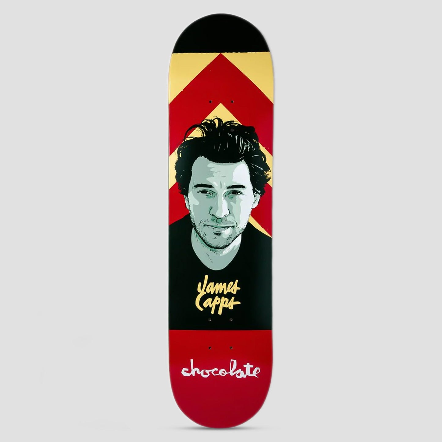 Chocolate 8.0 James Capps Hecox Portrait Skateboard Deck