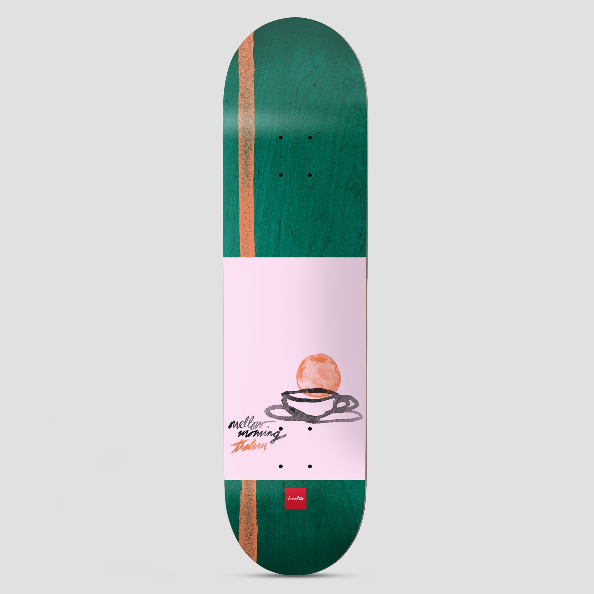 Chocolate 8.0 Good Day Jordan Trahan Skateboard Deck Green
