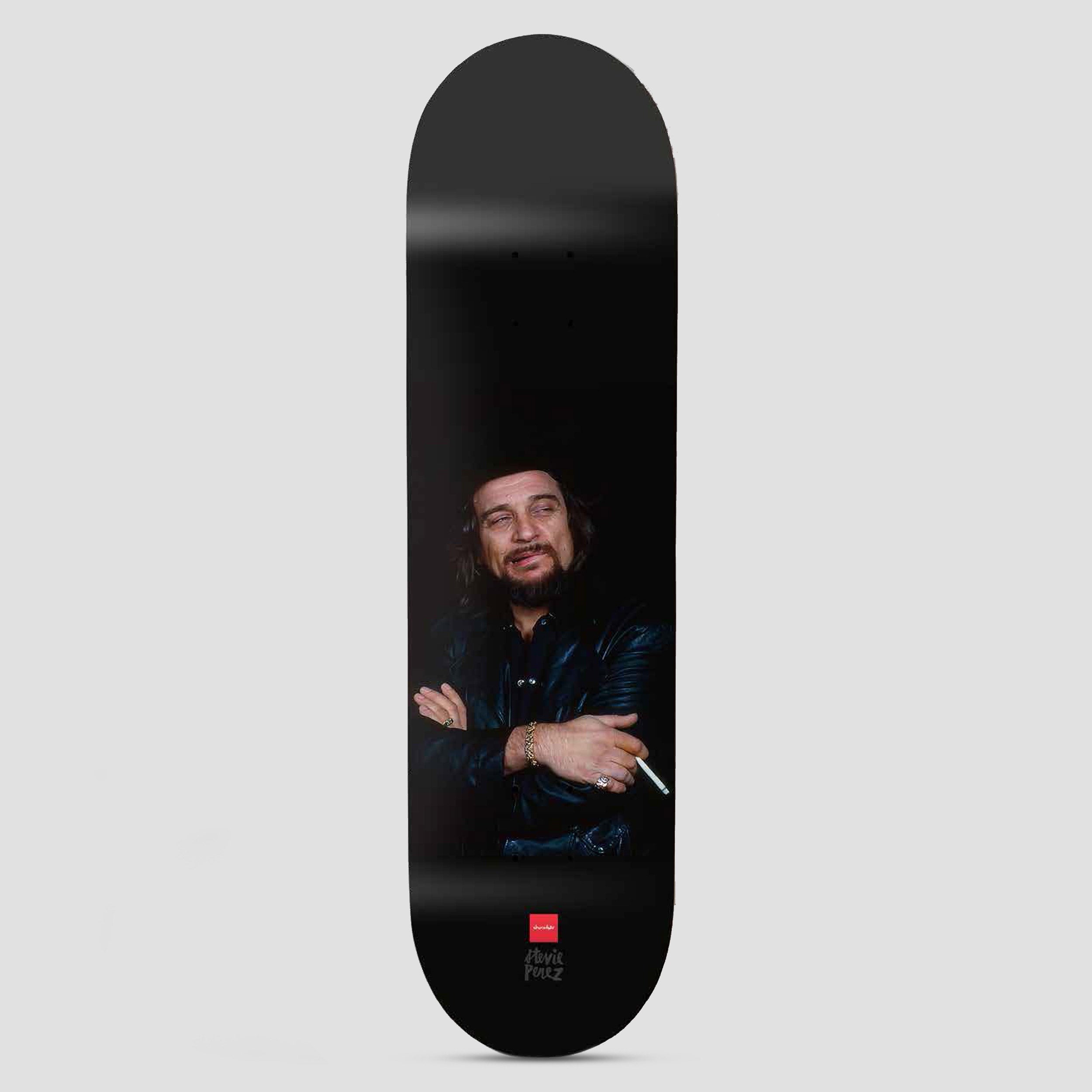 Chocolate 8.5 Waylon Jennings Stevie Perez Twin Tip Skateboard Deck