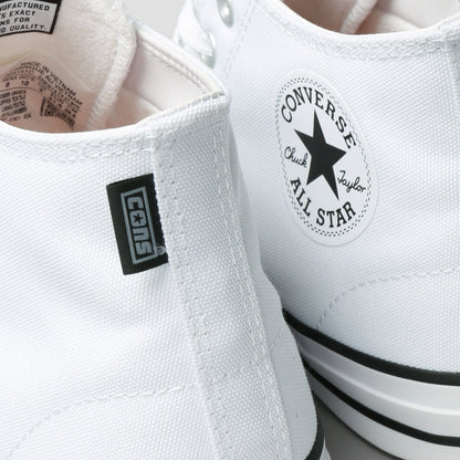 Converse CTAS Pro Mid Shoes White / White / Black