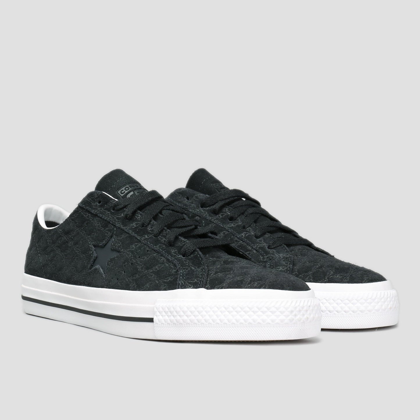 Converse One Star Pro Bones Shoes Black / Black / White