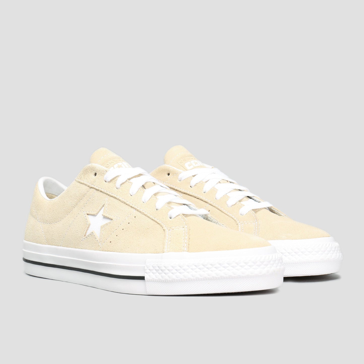 Converse One Star Pro OX Shoes Oat Milk / White / Black