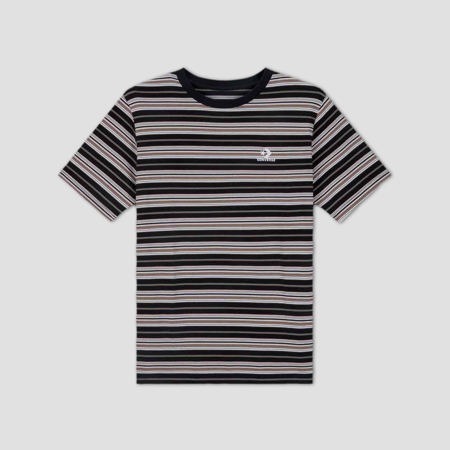 Converse Cons Striped T-Shirt Black