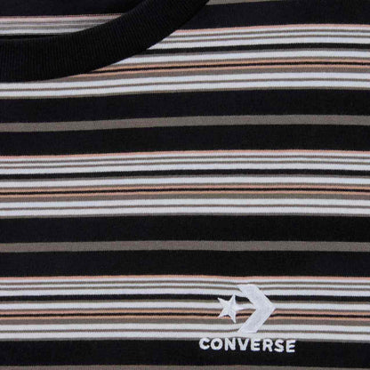 Converse Cons Striped T-Shirt Black