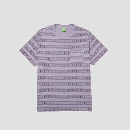 HUF Cooper Stripe Knit Top Dust Purple