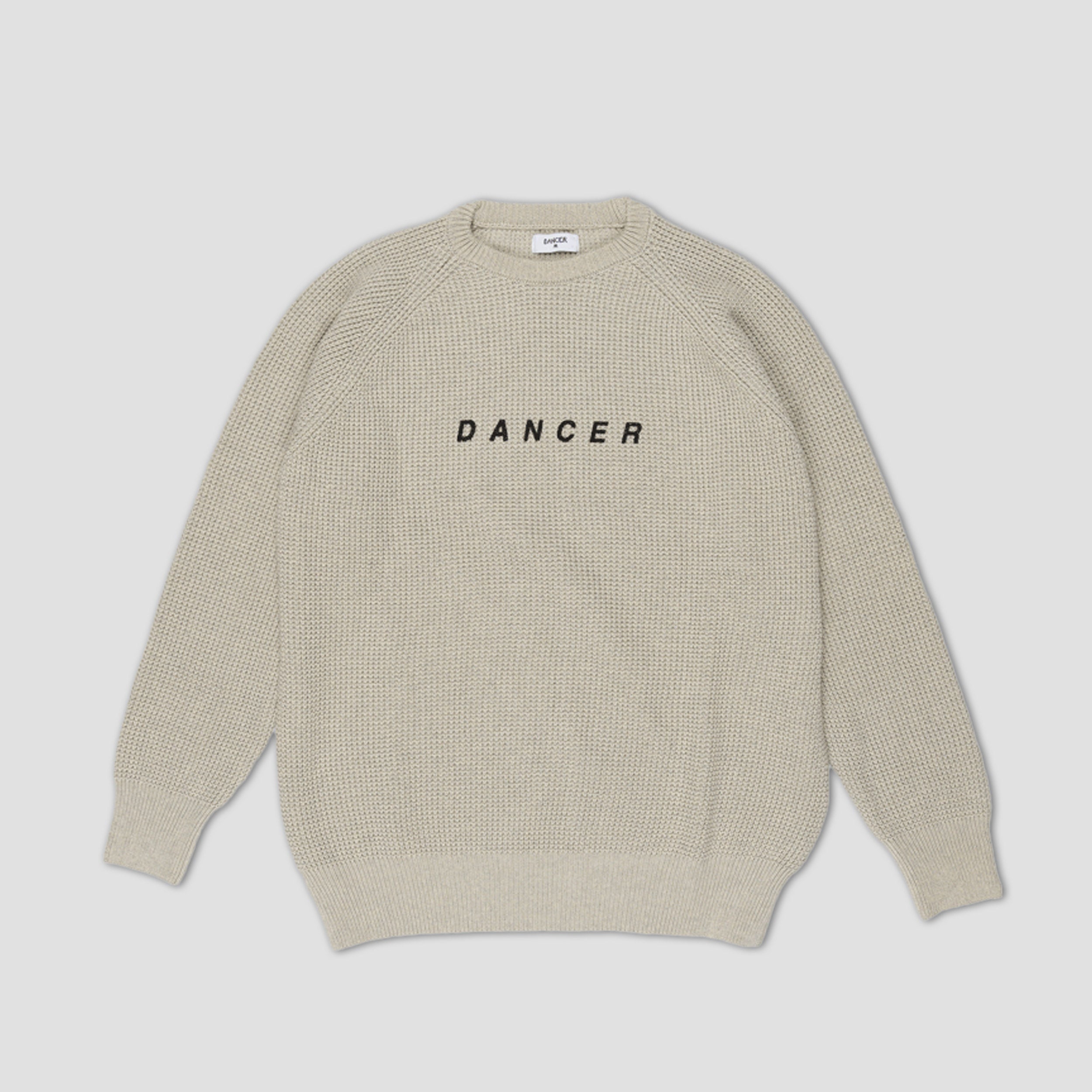 Dancer Logo Cotton Knit Cream