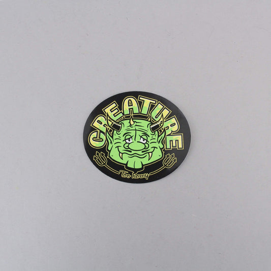 Creature Too Horny Sticker Green