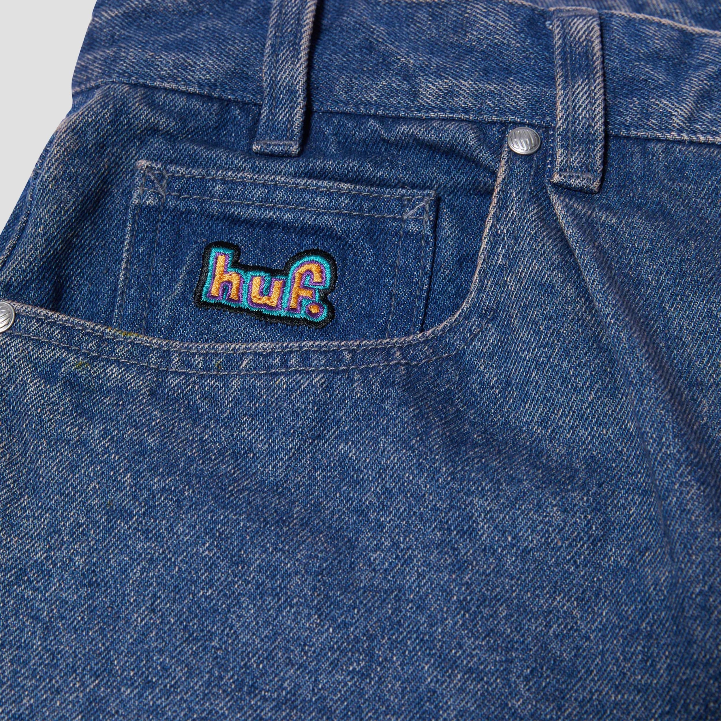 HUF Cromer Washed Pant Blue Night