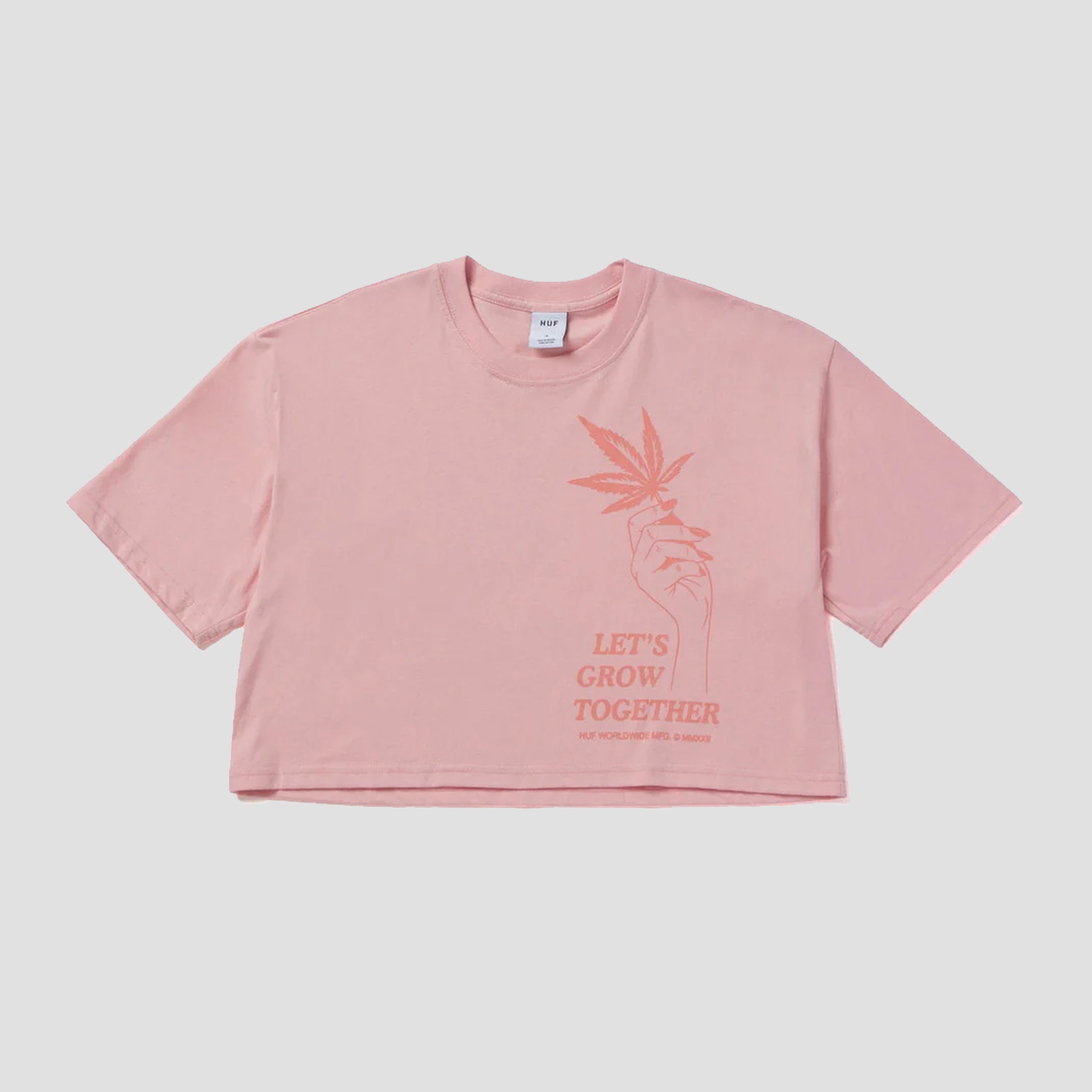 HUF Growth Shortsleeve Crop T-Shirt Blush