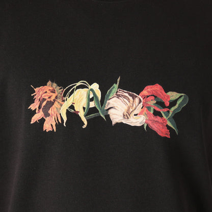 Dancer Dying Flowers T-Shirt Black