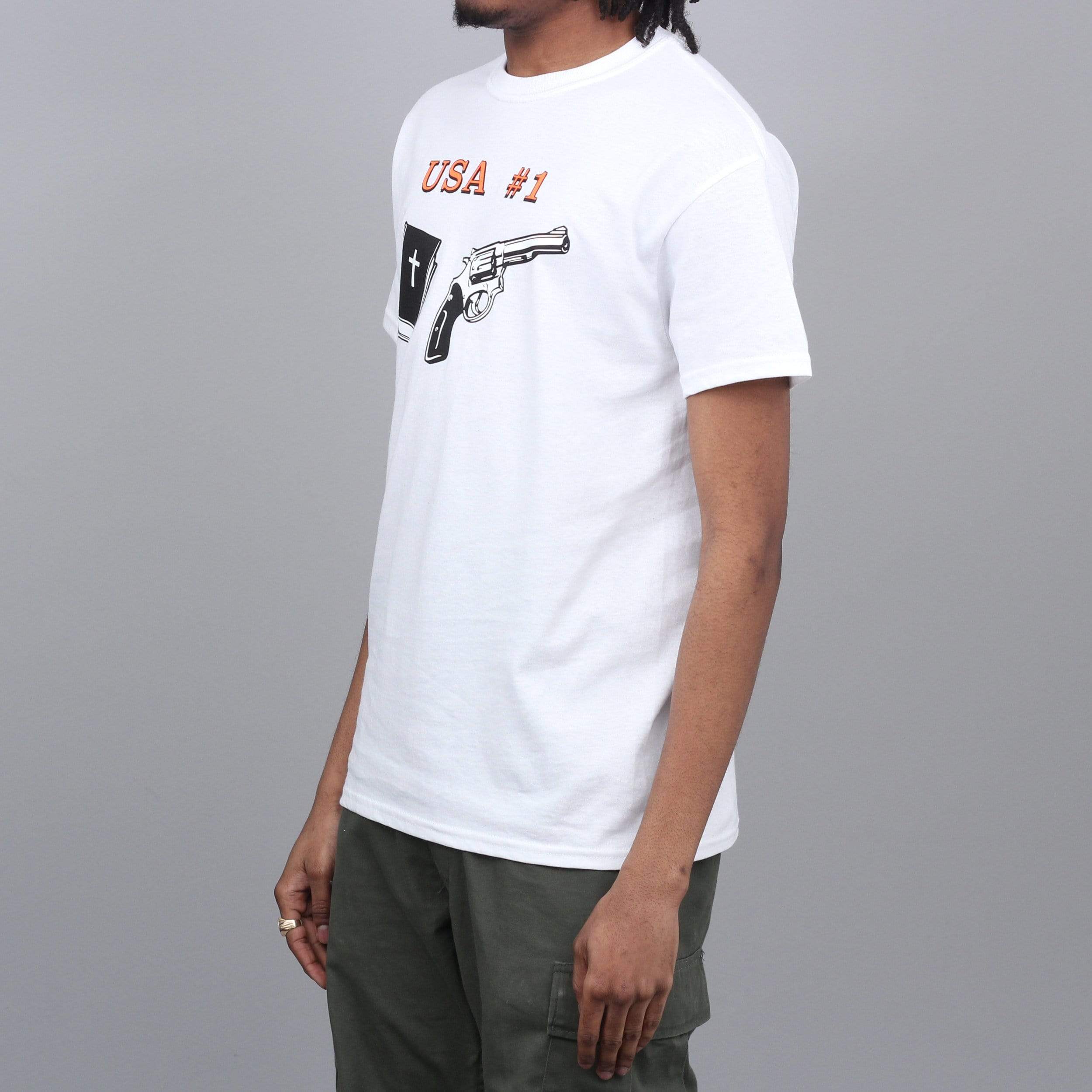 Dear Skating USA #1 T-Shirt White