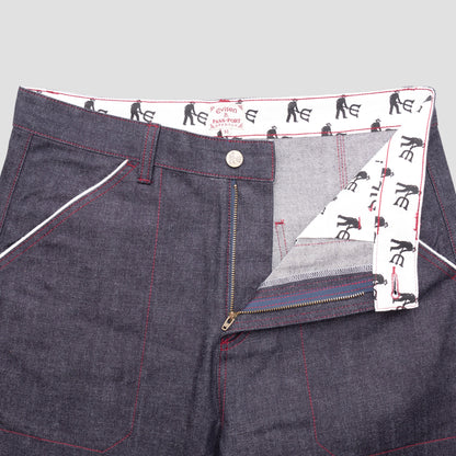 Passport X Evisen Selvedge Denim Workers Club Pant Raw Denim