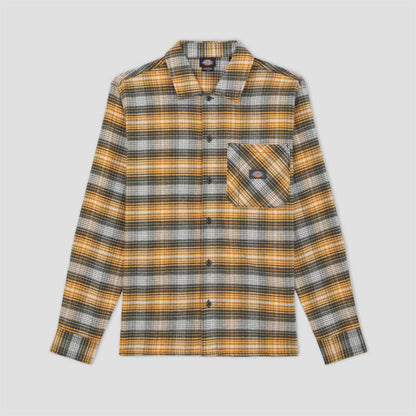 Dickies Forest Check Shirt Oak Buff