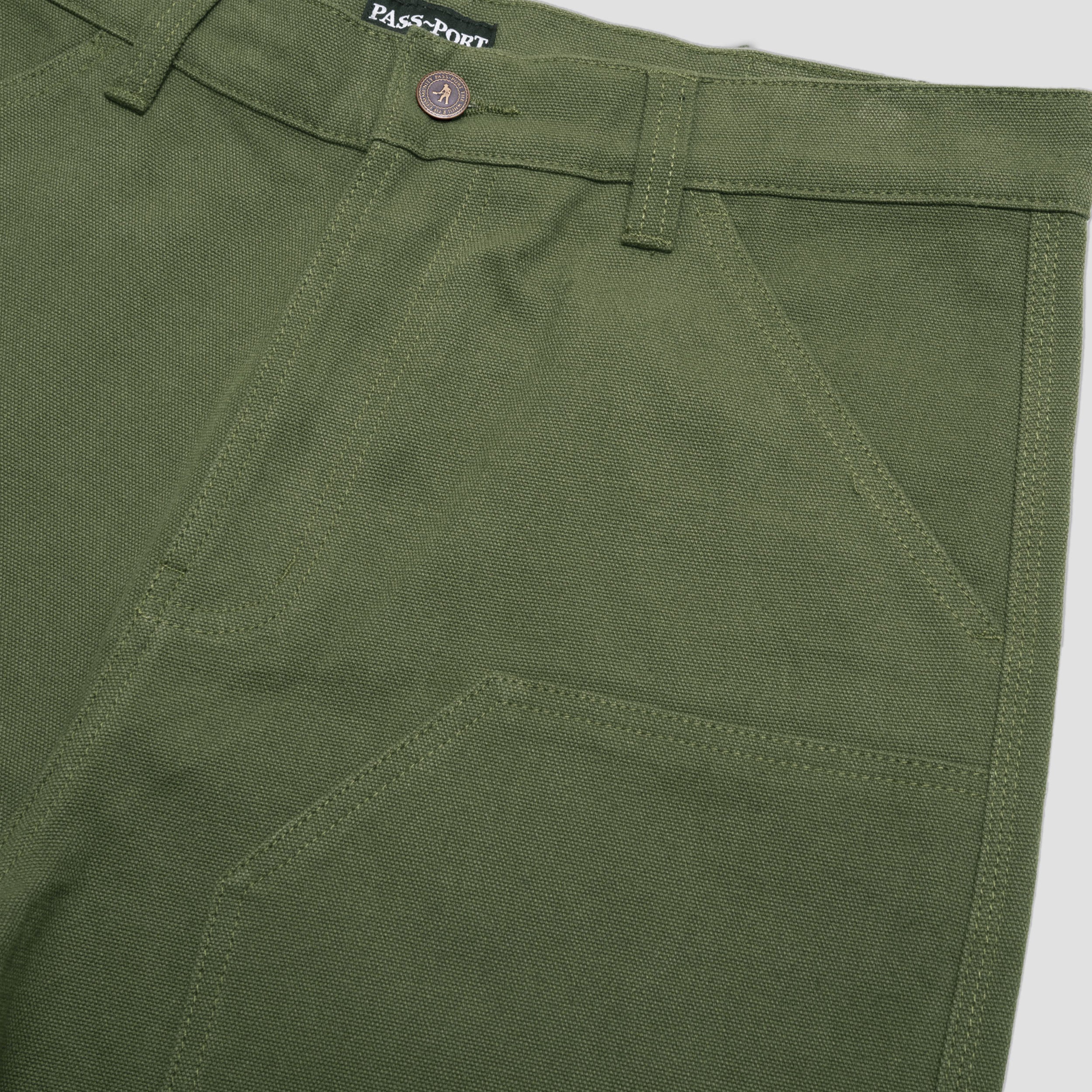 PassPort Double Knee Diggers Club Pant Olive