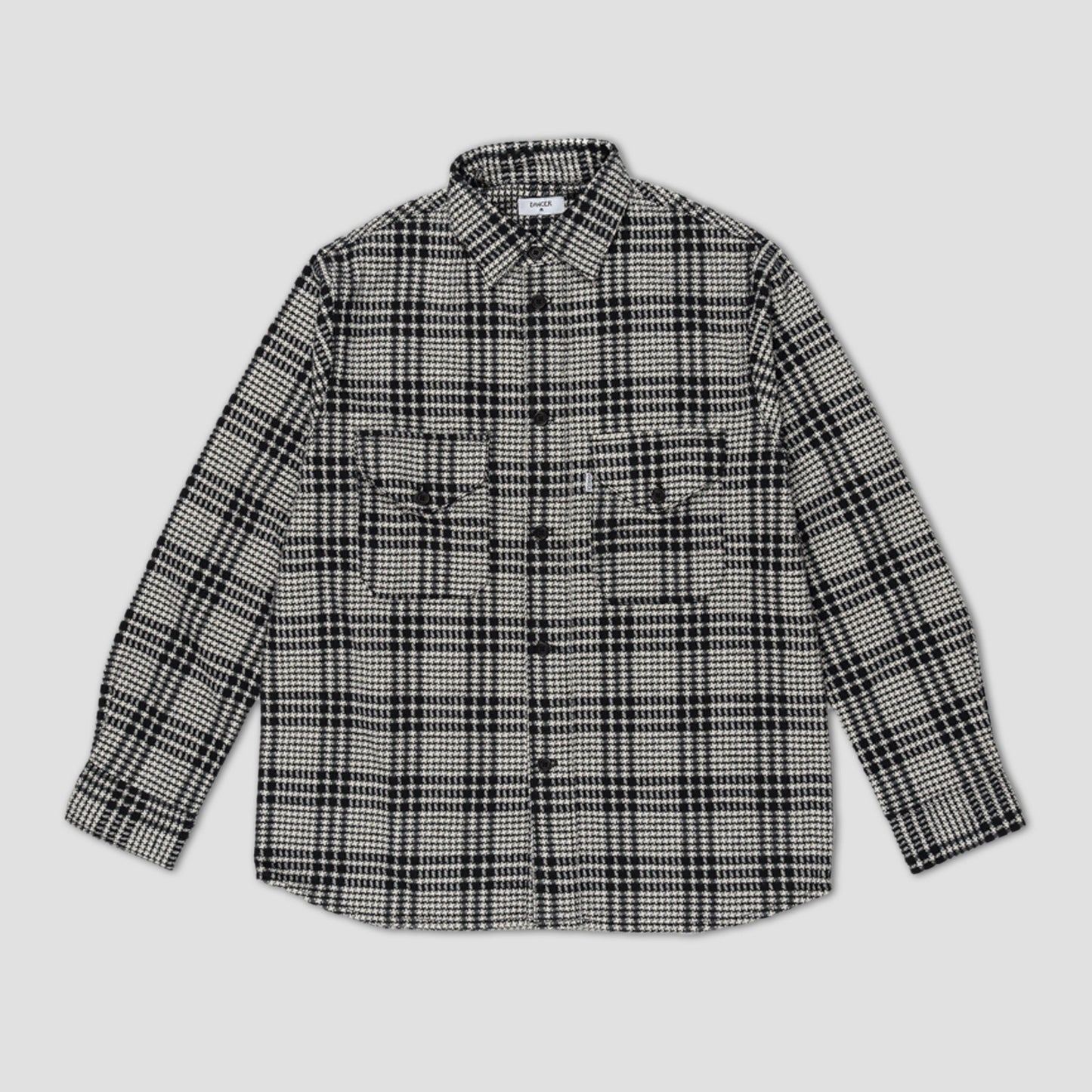 Dancer Double Pocket Shirt Black Check