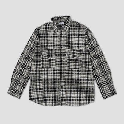 Dancer Double Pocket Shirt Black Check