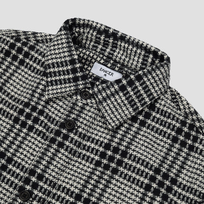 Dancer Double Pocket Shirt Black Check