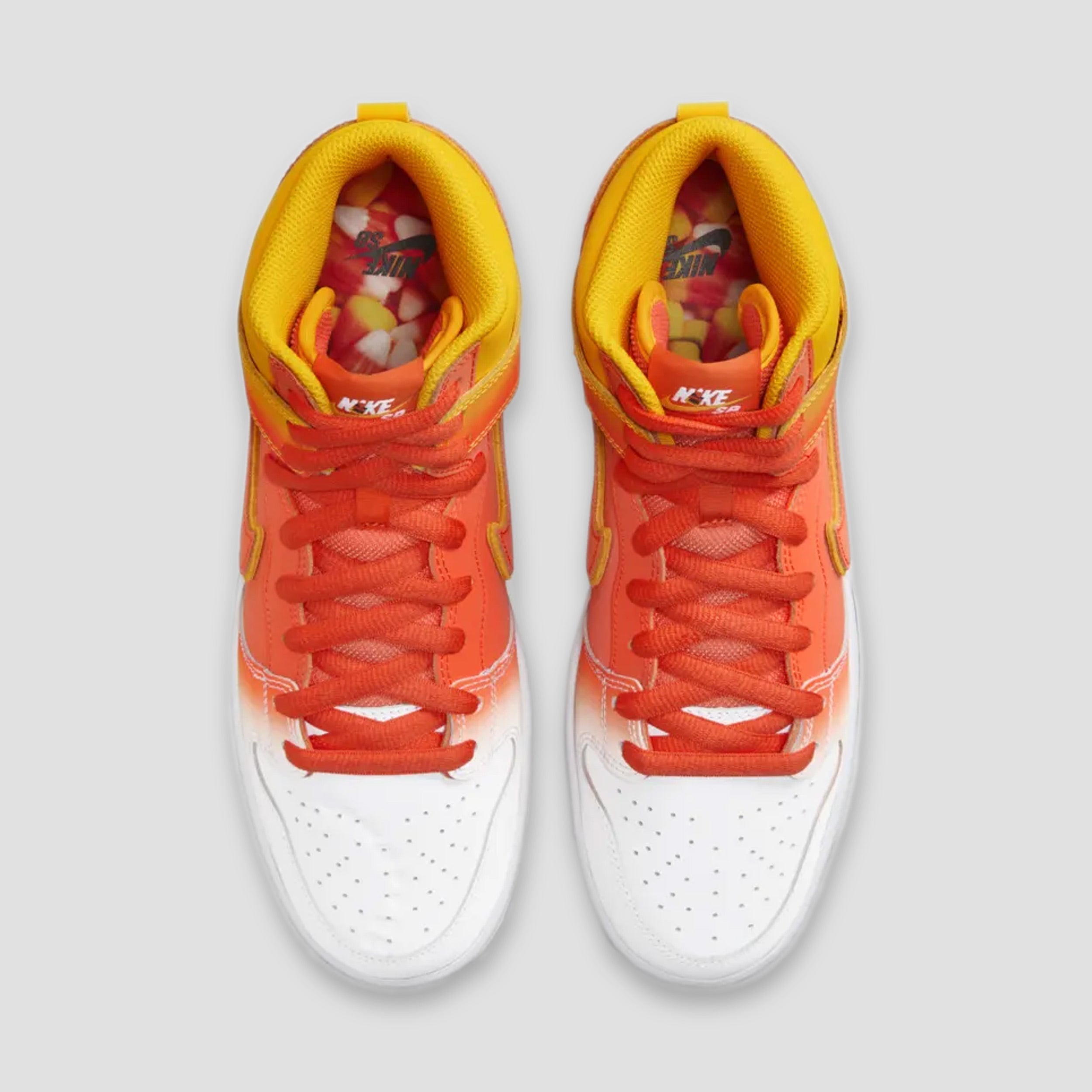 Nike SB Dunk High Pro Skate Shoes Amarillo / Orange / White / Black
