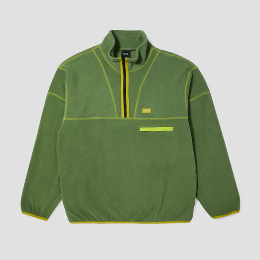 HUF Elysian Quarter Zip Fleece Avocado