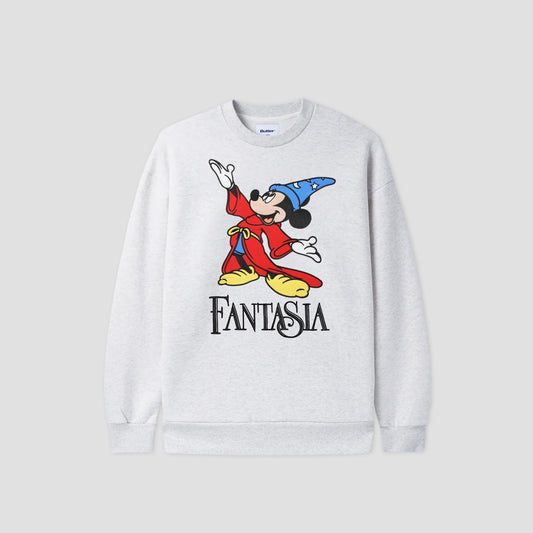 Butter Goods x Disney Fantasia Crew Ash Grey