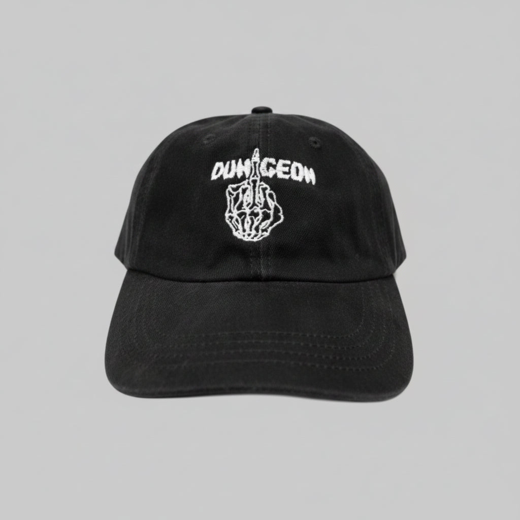 Dungeon Fear No Evil Brushed Cotton Cap Black