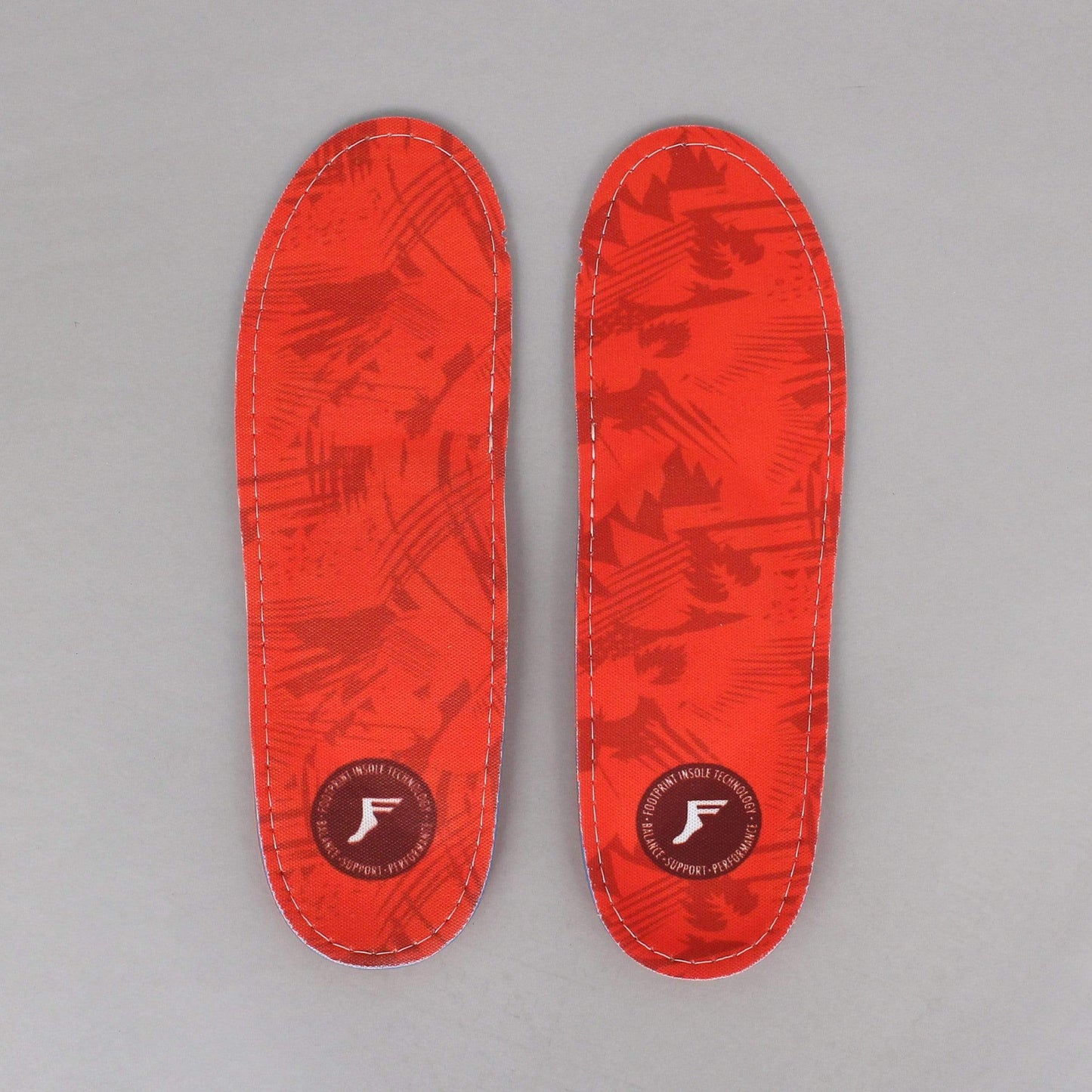 Footprint Kingfoam Orthotics Insoles Orange Camo