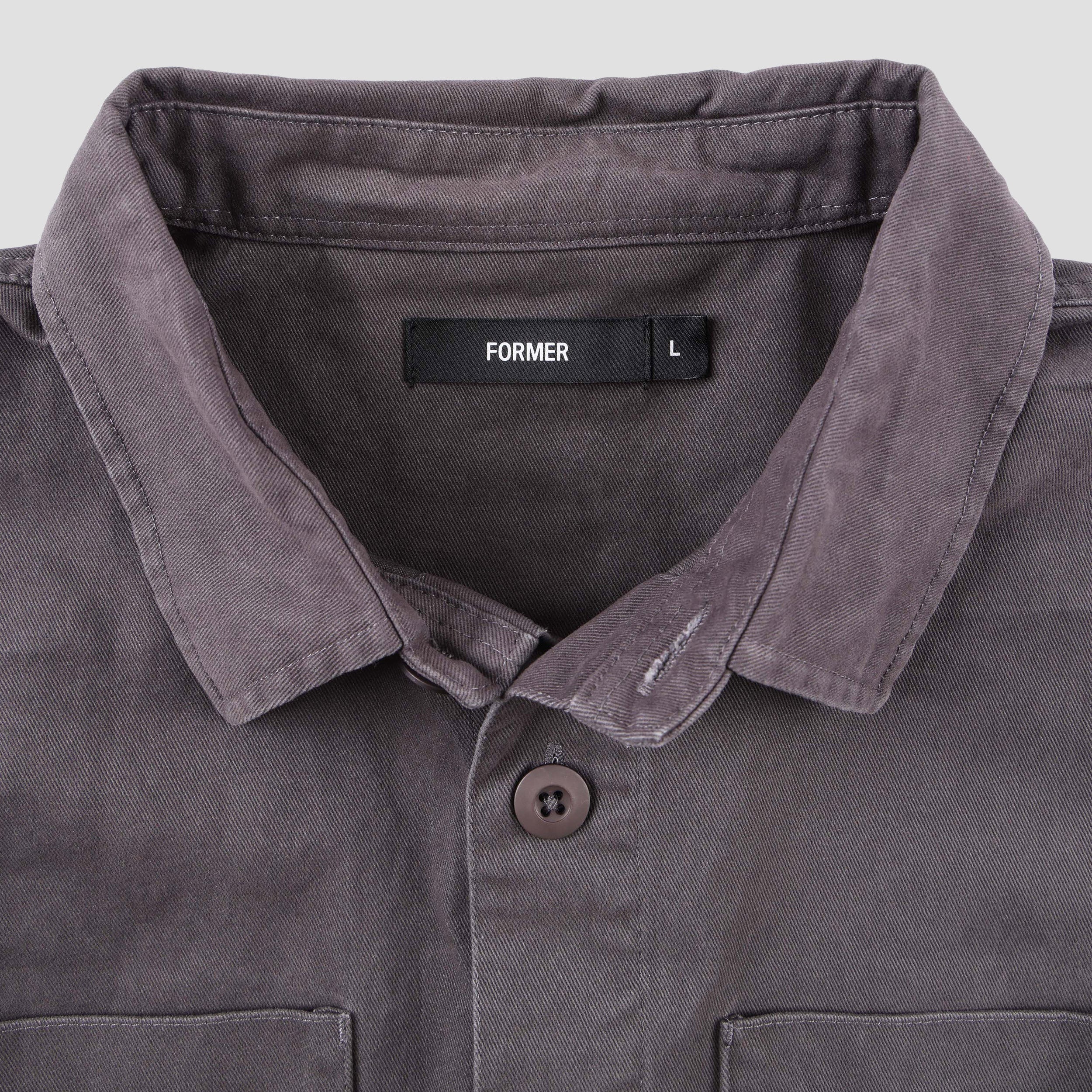 Former Legacy Longsleeve Overshirt Pepper