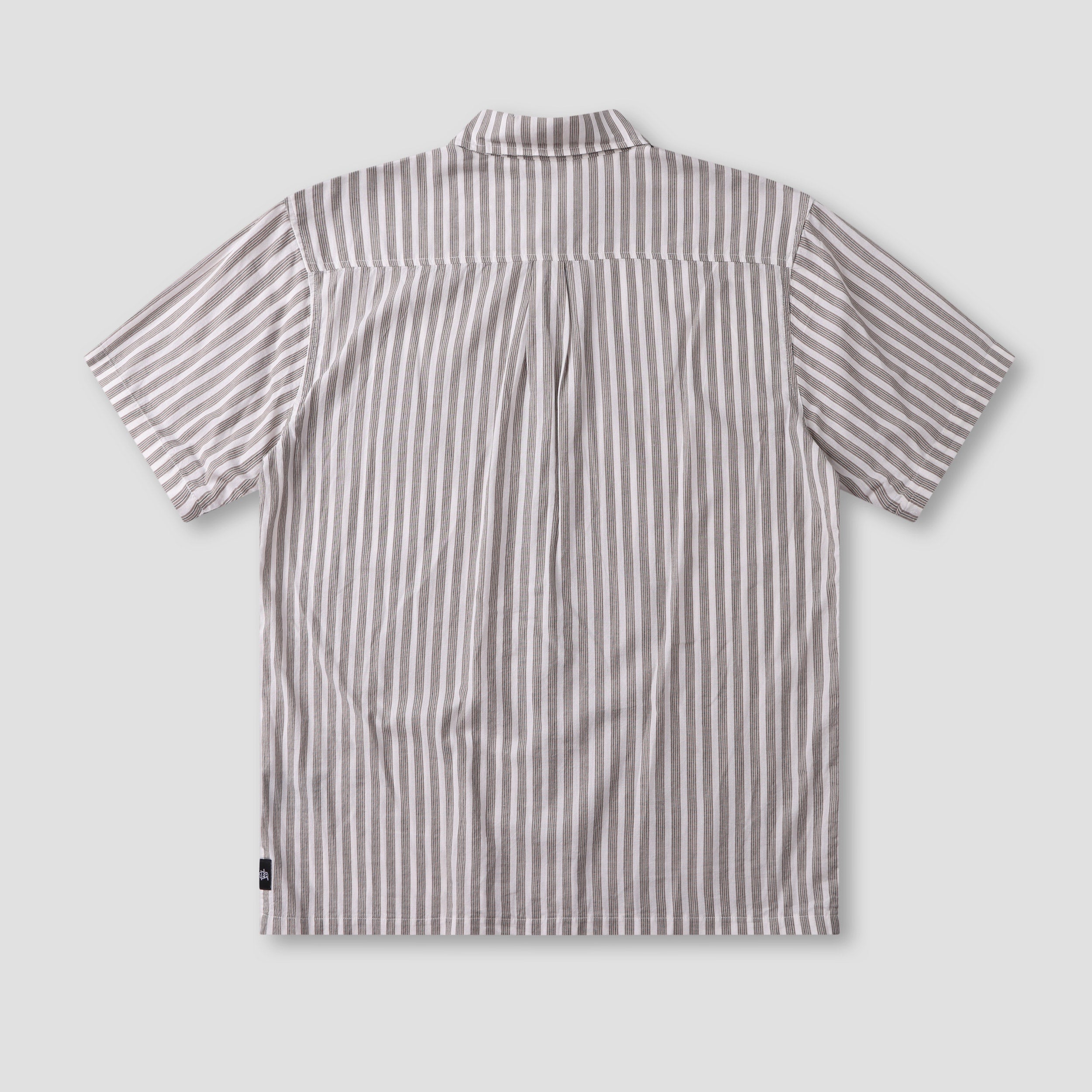 Former Reynolds Stripe Shortsleeve Shirt Choc