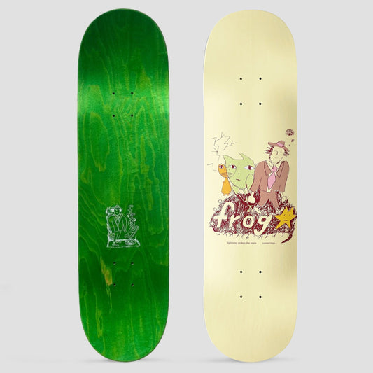 Frog 8.0 Lightning Strikes the Brain Sometimes Skateboard Deck