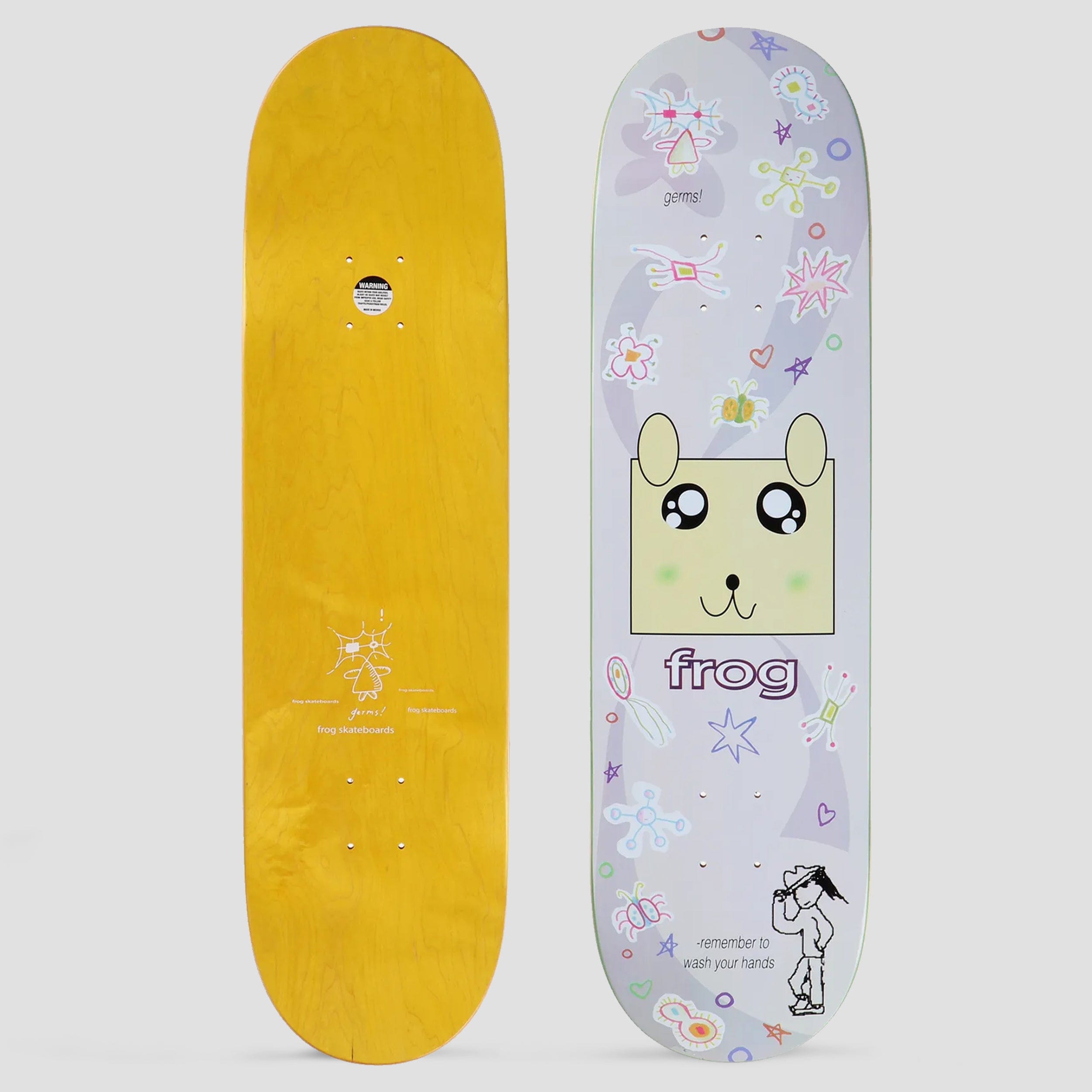 Frog 8.25 Germs! Skateboard Deck
