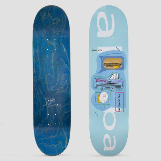 Frog 8.25 Jesse Alba Hamburger Truck Skateboard Deck