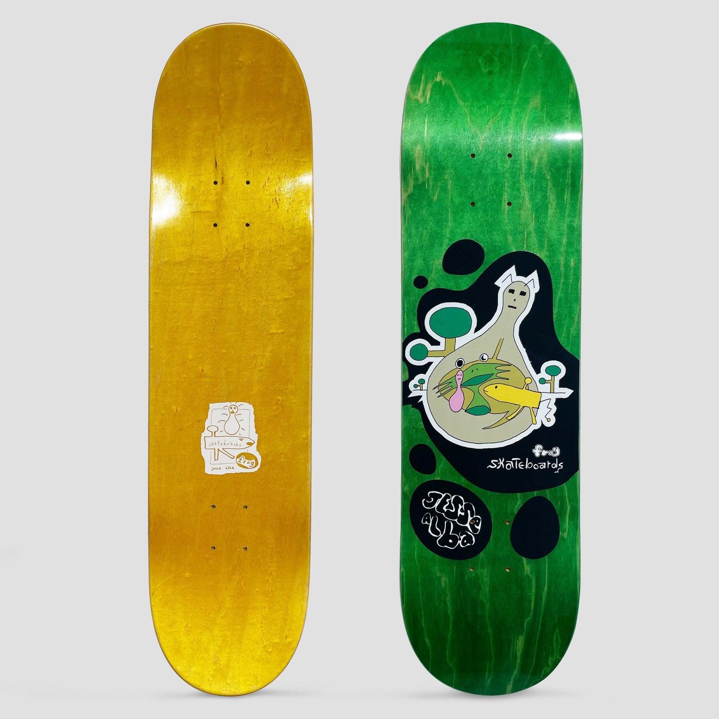 Frog 8.25 Jesse Alba Micro Biome Skateboard Deck