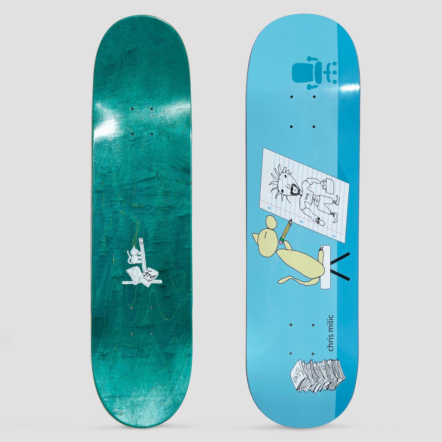 Frog 8.38 Chris Milic The Artist Skateboard Deck