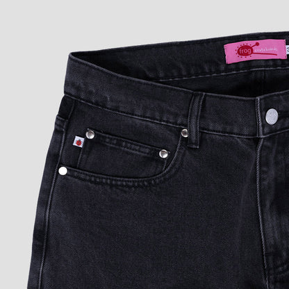 Frog Five Pocket Denim Washed Black