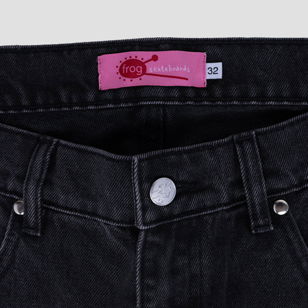 Frog Five Pocket Denim Washed Black