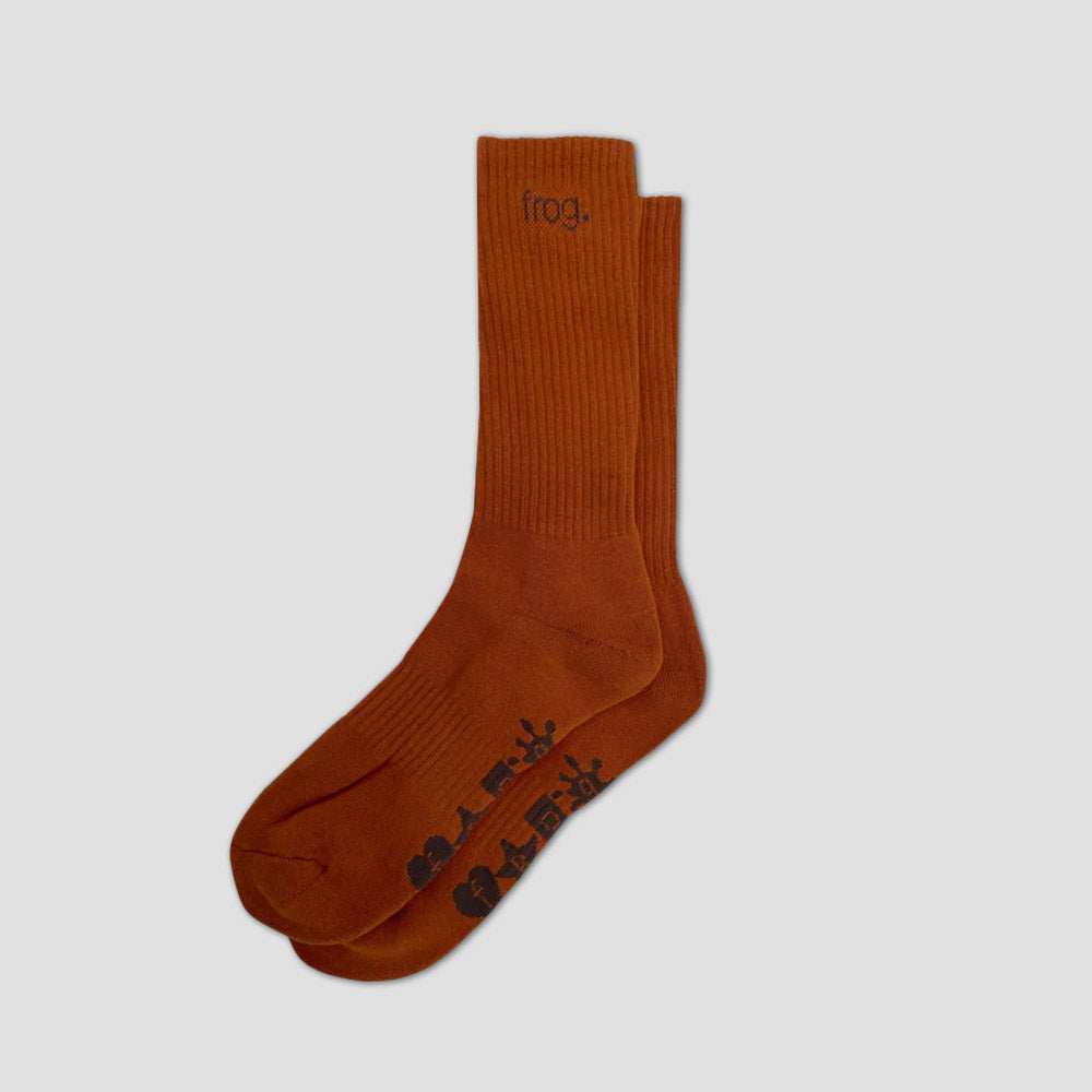 Frog Socks Brown