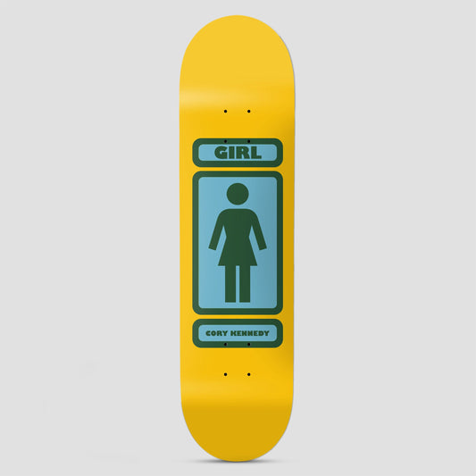 Girl 8.375 Cory Kennedy 93 Til' Skateboard Deck Yellow