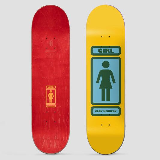 Girl 8.5 Cory Kennedy 93 Til' Skateboard Deck Yellow