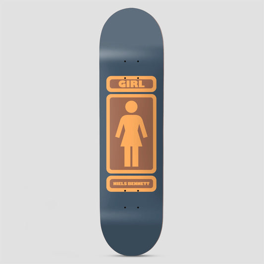 Girl 8.25 93 Til Niels Bennett Skateboard Deck Blue