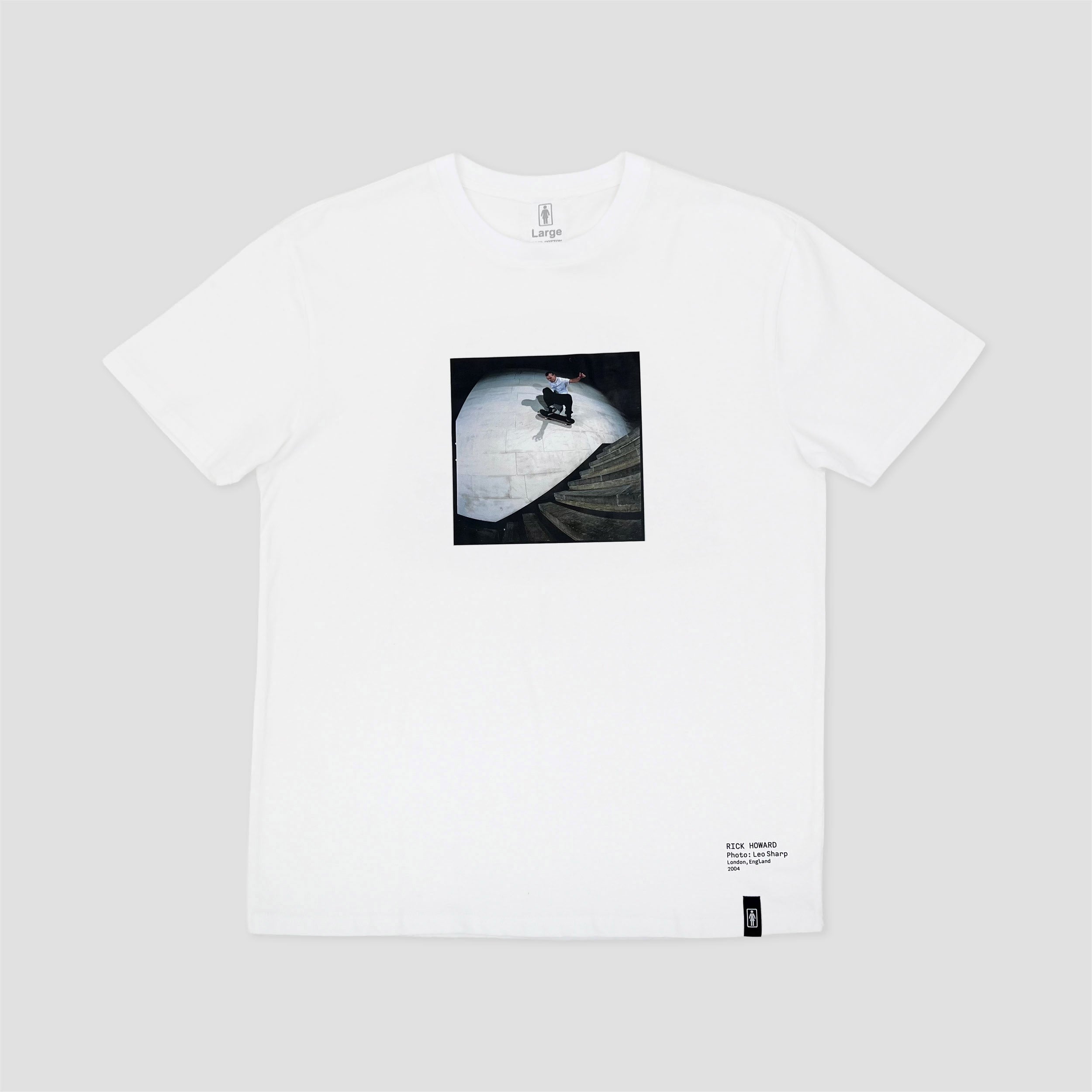 Girl Rick Howard Shot by Leo Sharp T-Shirt White