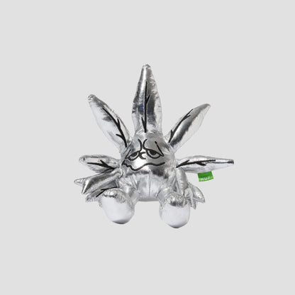 HUF Greenbuddy Metallic Plush Doll Silver