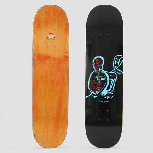 GX1000 8.75 Sean Greene Be In Here With Us Skateboard Deck Black