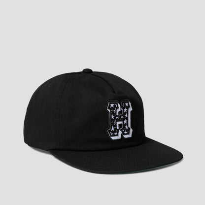 HUF H-Star Snapback Cap Black