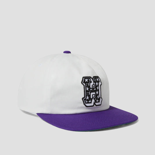 HUF H-Star Snapback Cap White