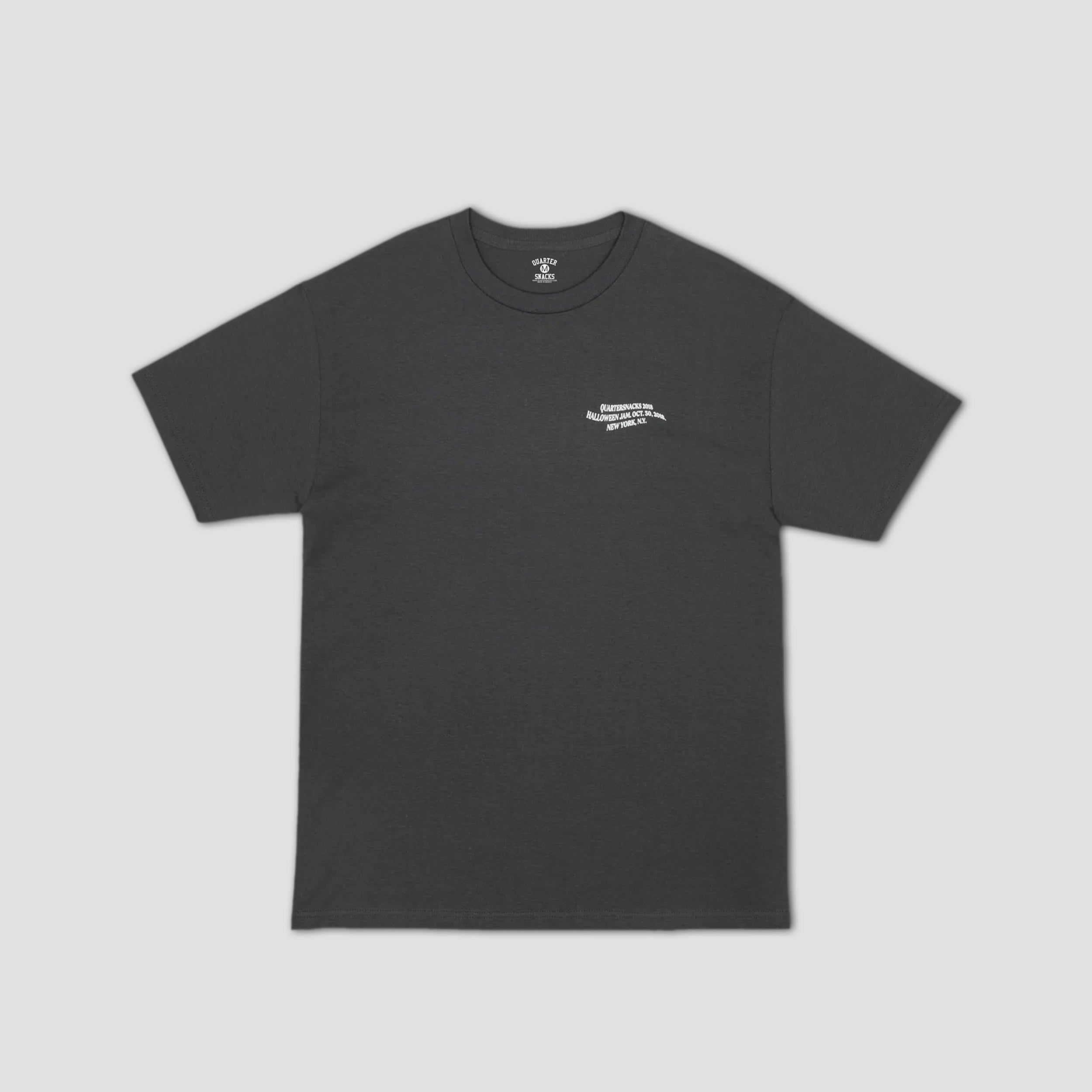 Quartersnacks Halloween Snackman T-shirt Charcoal